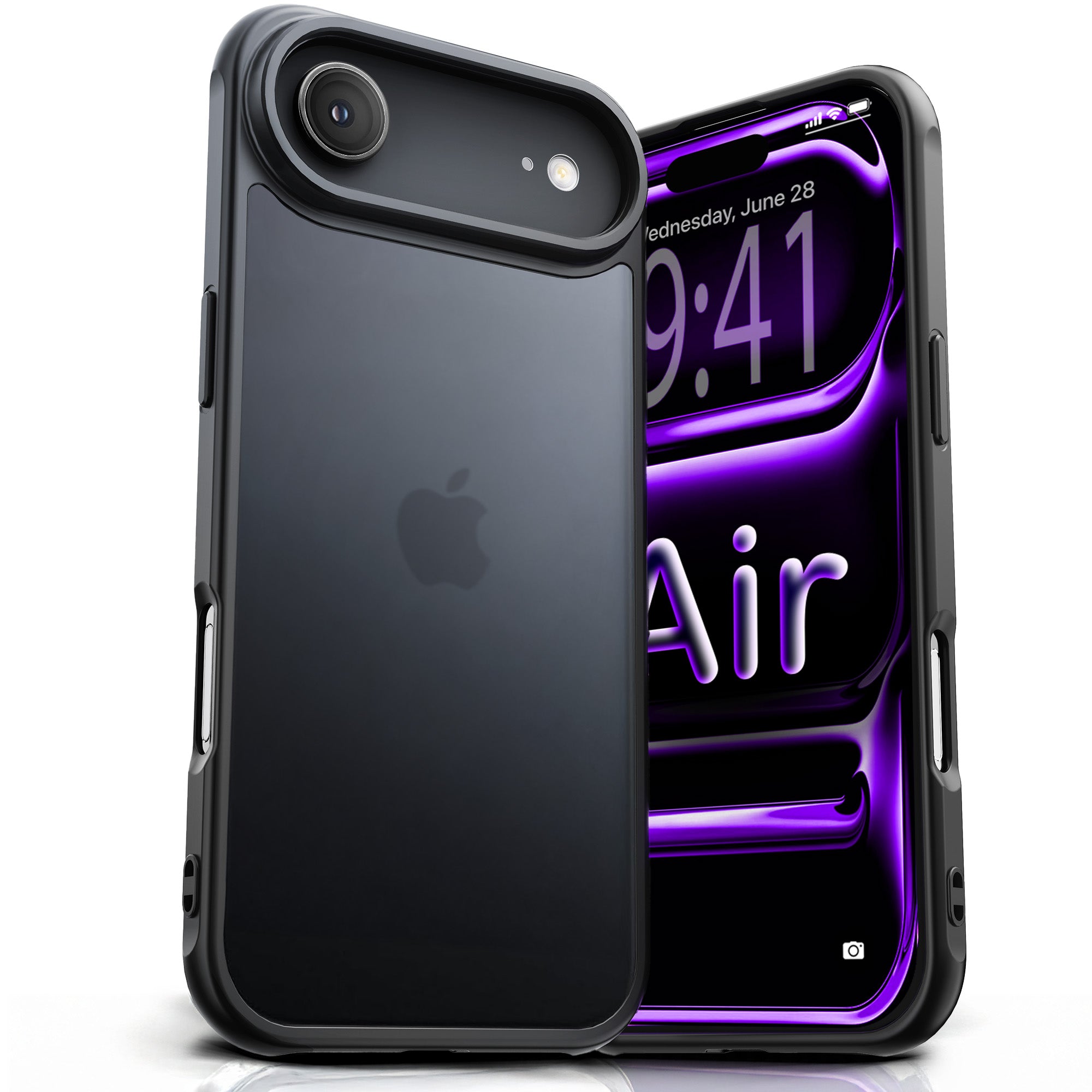 ORRO iPhone 17 Series Case - Black Edge Clear Back