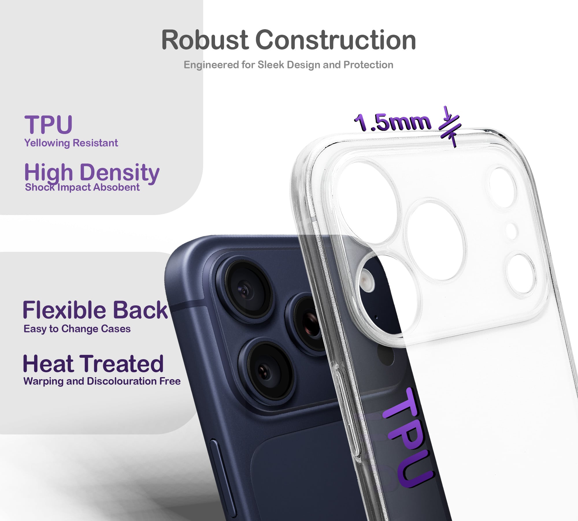 ORRO iPhone 17 Series Case - Clear