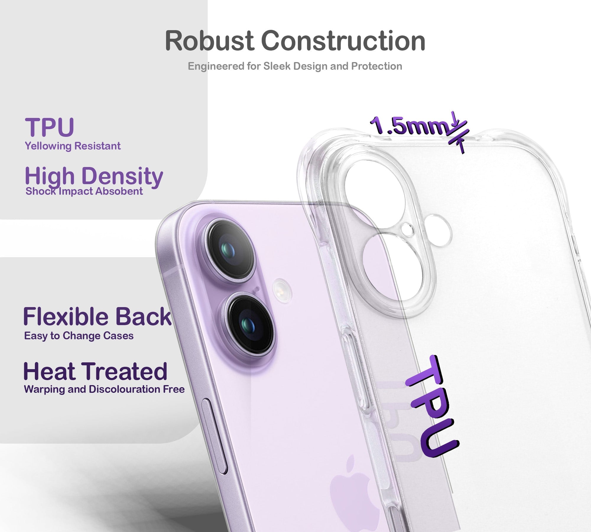 ORRO iPhone 17 Series Case - Clear