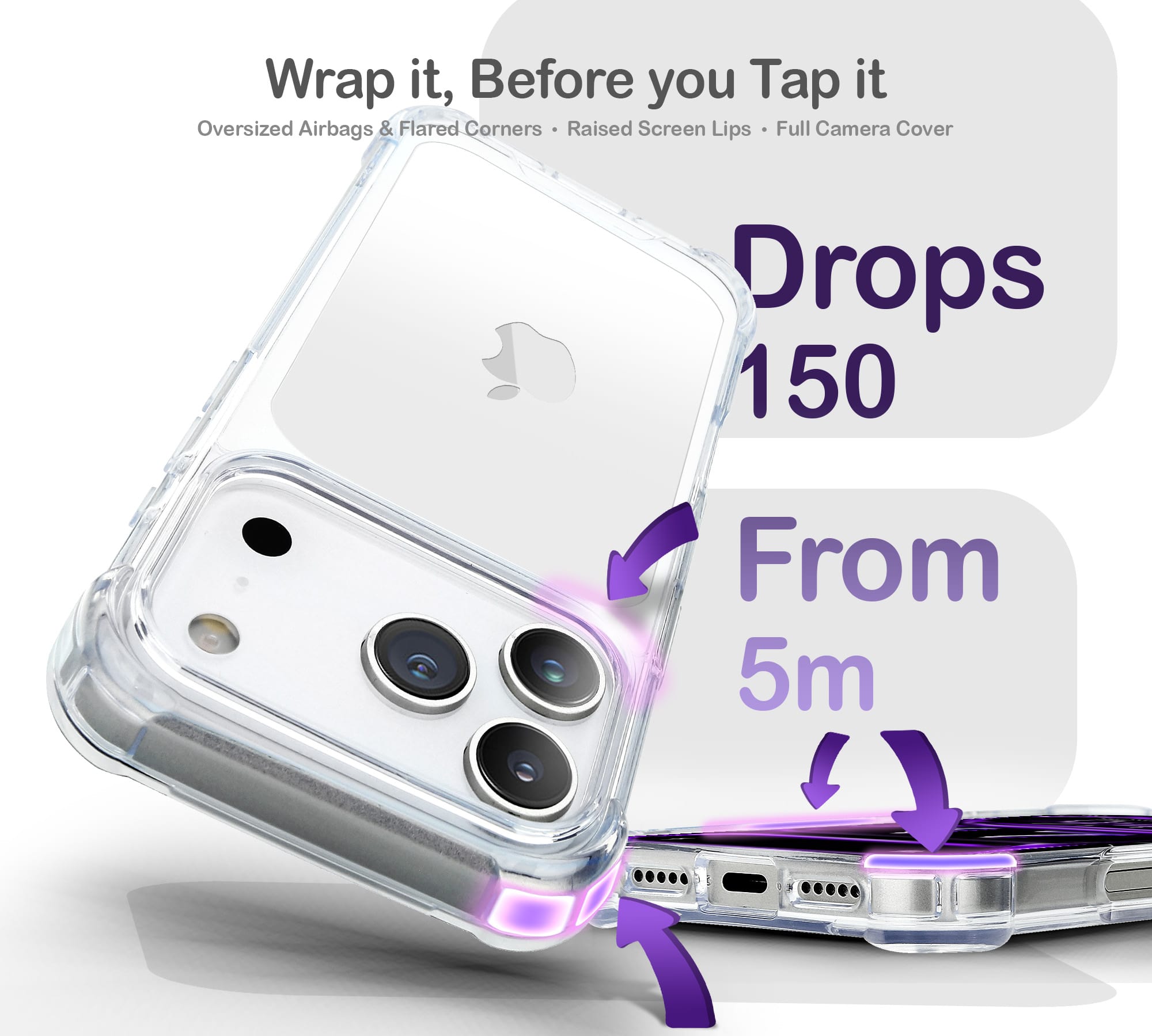 ORRO iPhone 17 Series Case - Clear