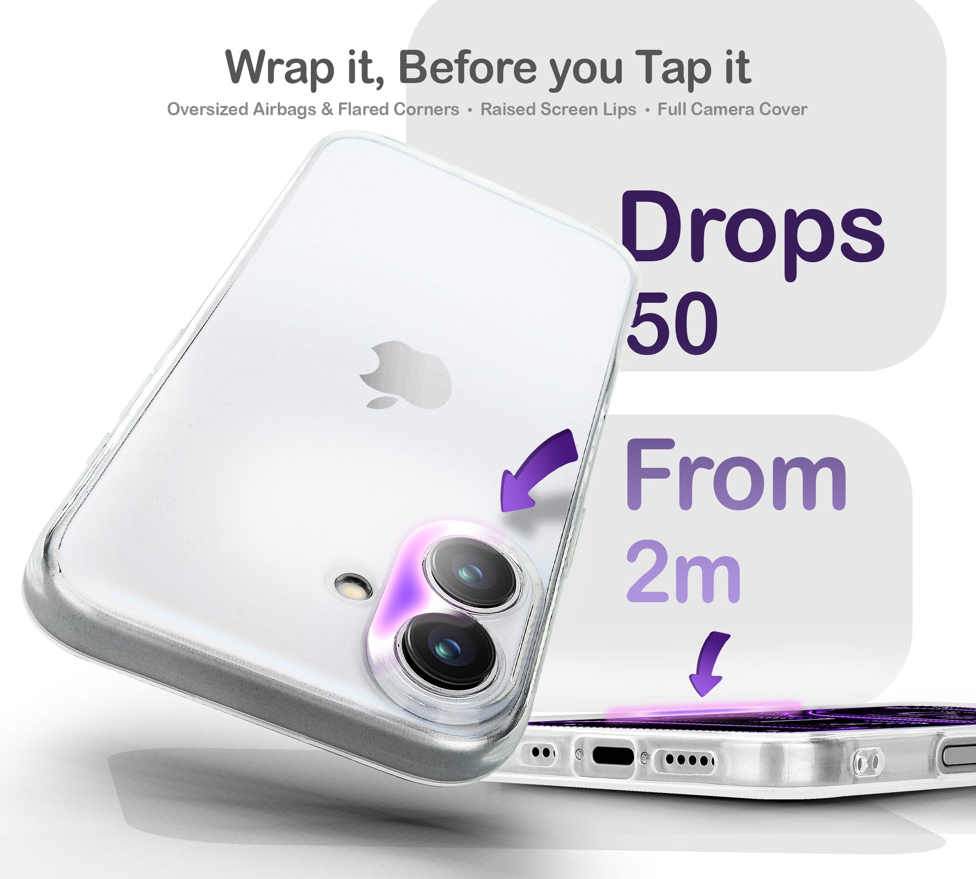 ORRO iPhone 17 Series Case - Clear