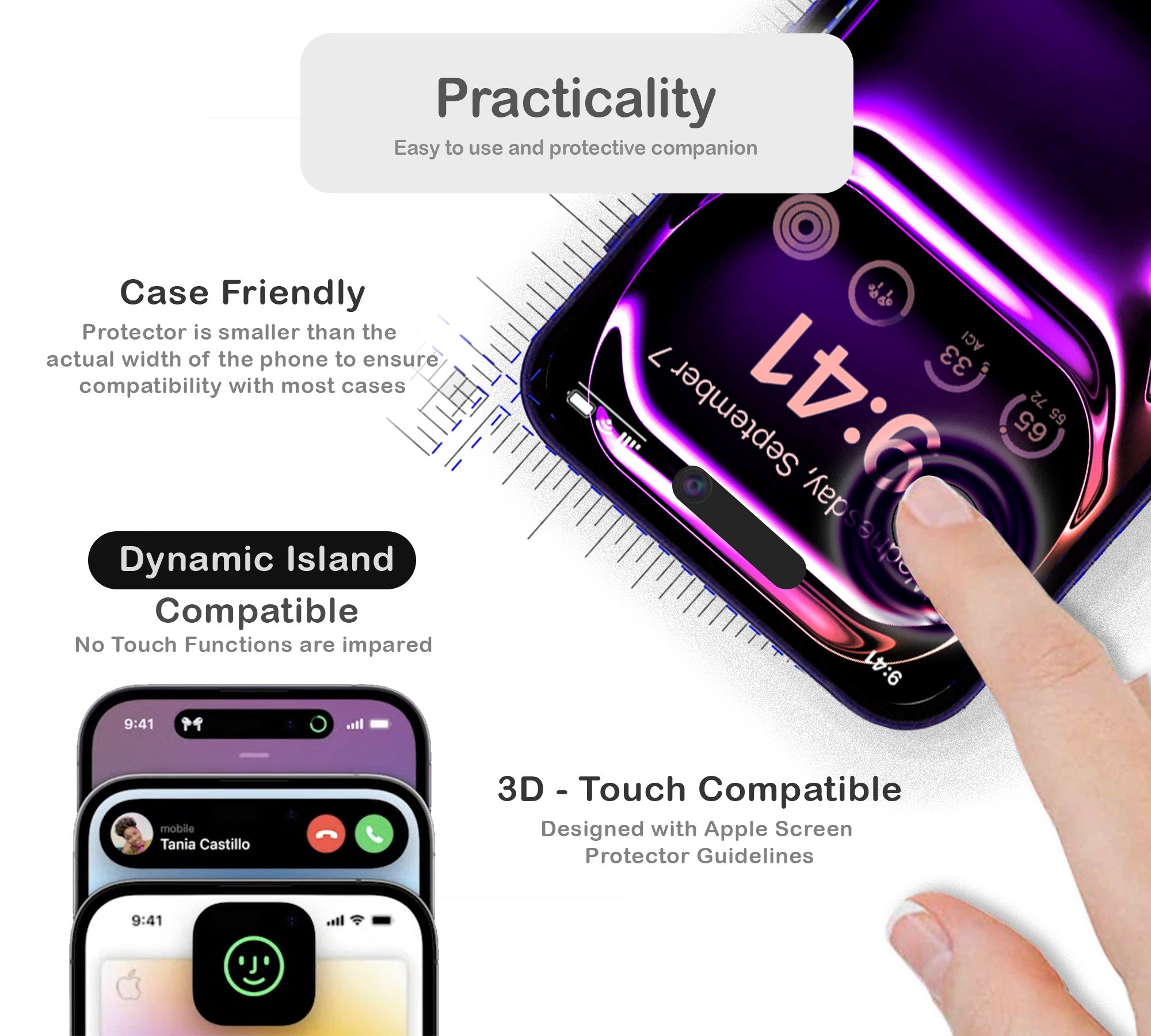 ORRO iPhone 17 Series Screen Protector - Clear