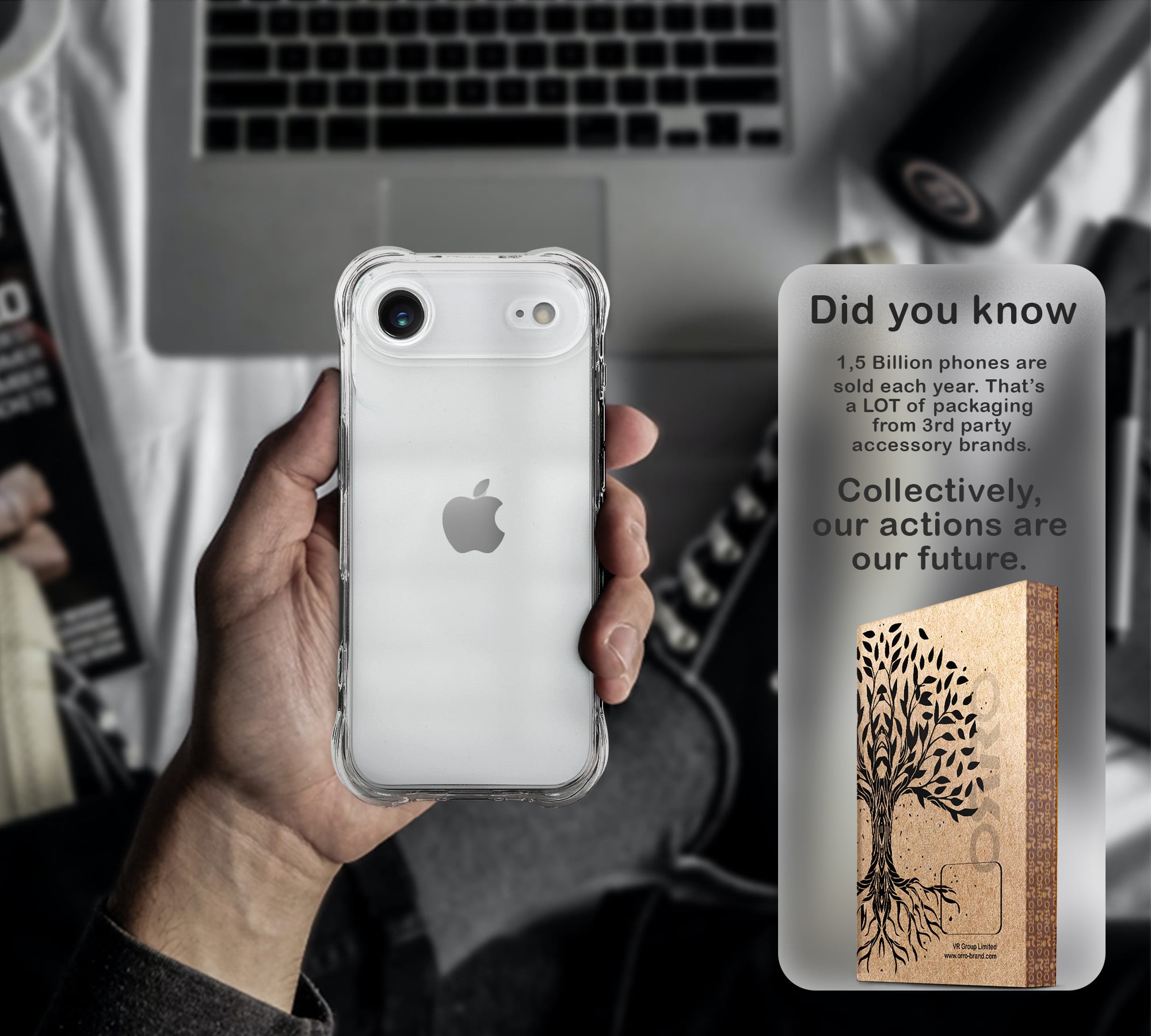 ORRO iPhone 17 Series Case - Clear
