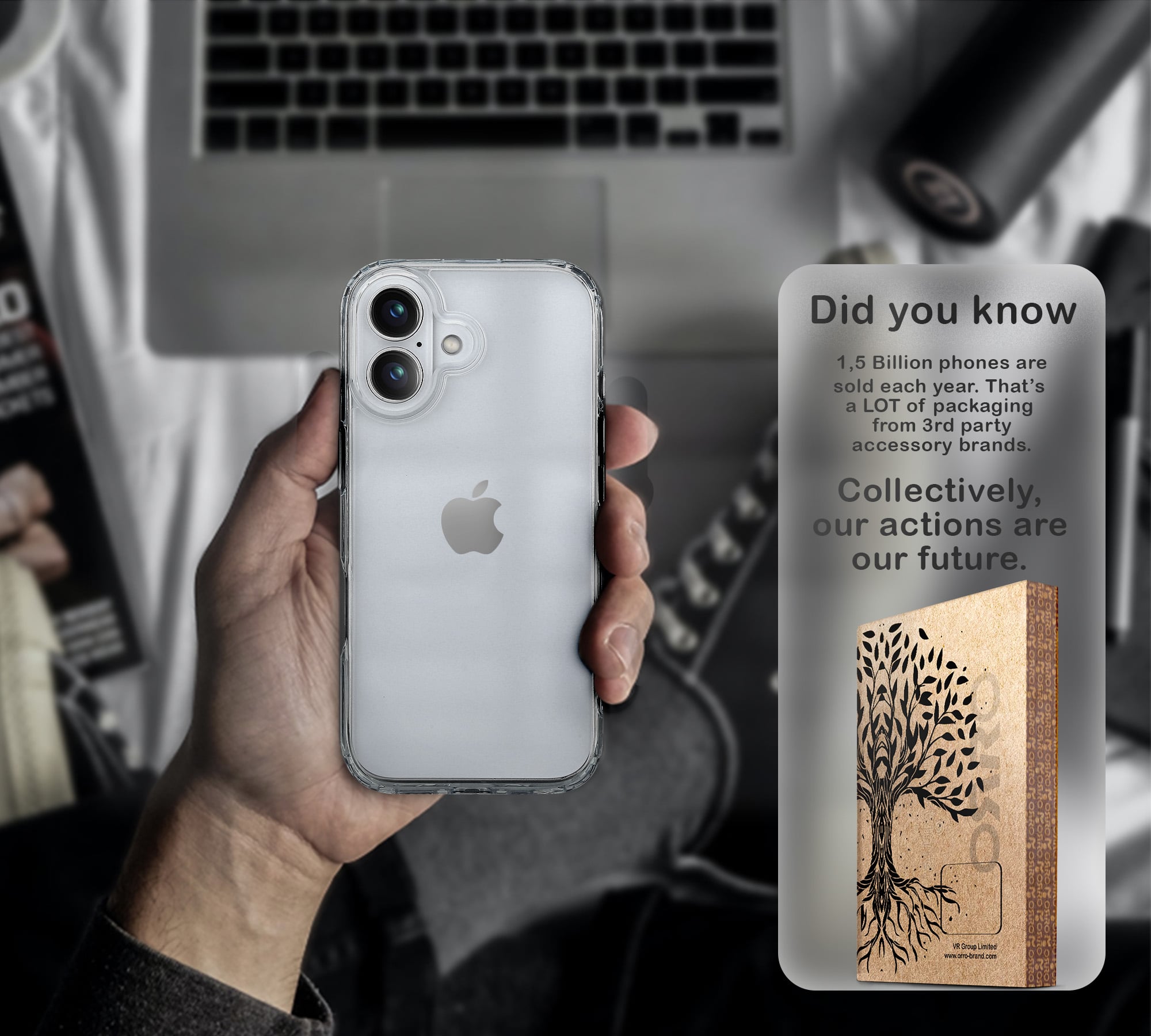 ORRO iPhone 17 Series Case - Clear