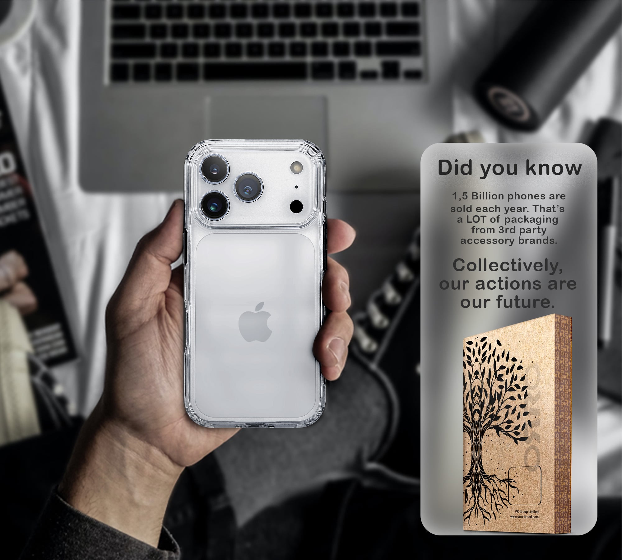 ORRO iPhone 17 Series Case - Clear