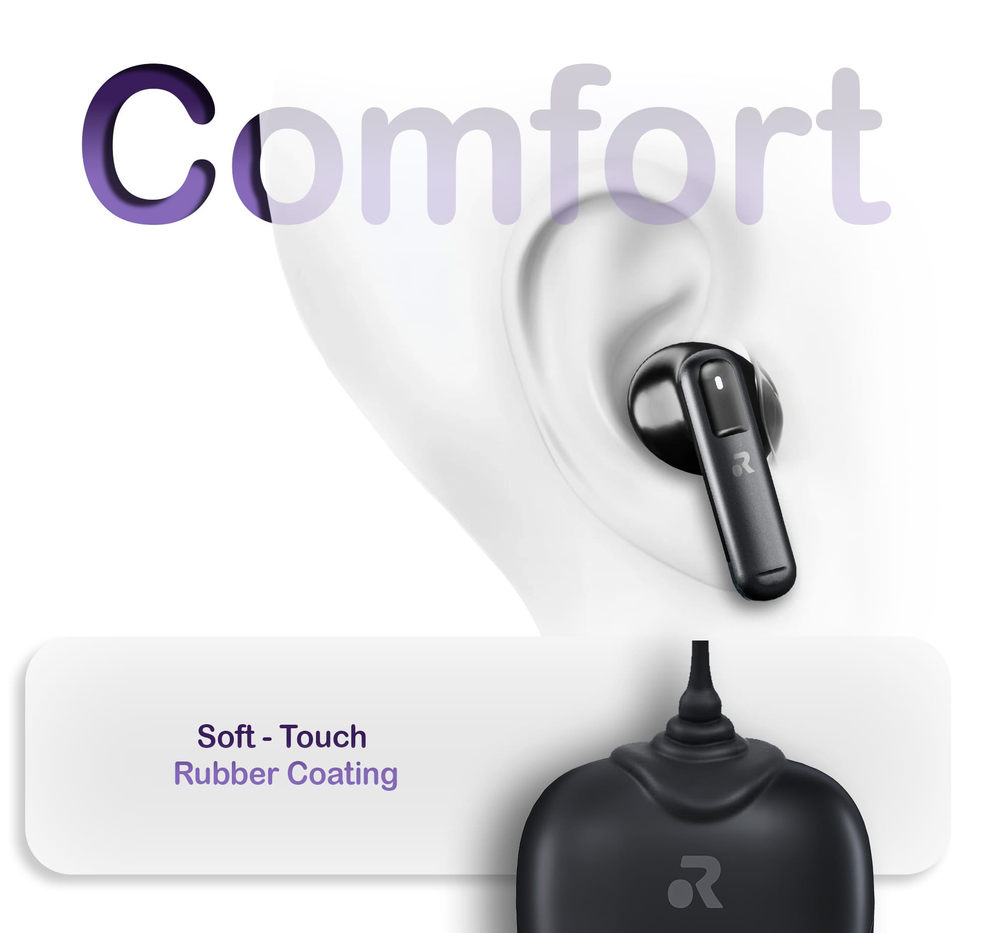 ORRO EcoBuds (2nd Generation) — True Wireless Earphones, Black