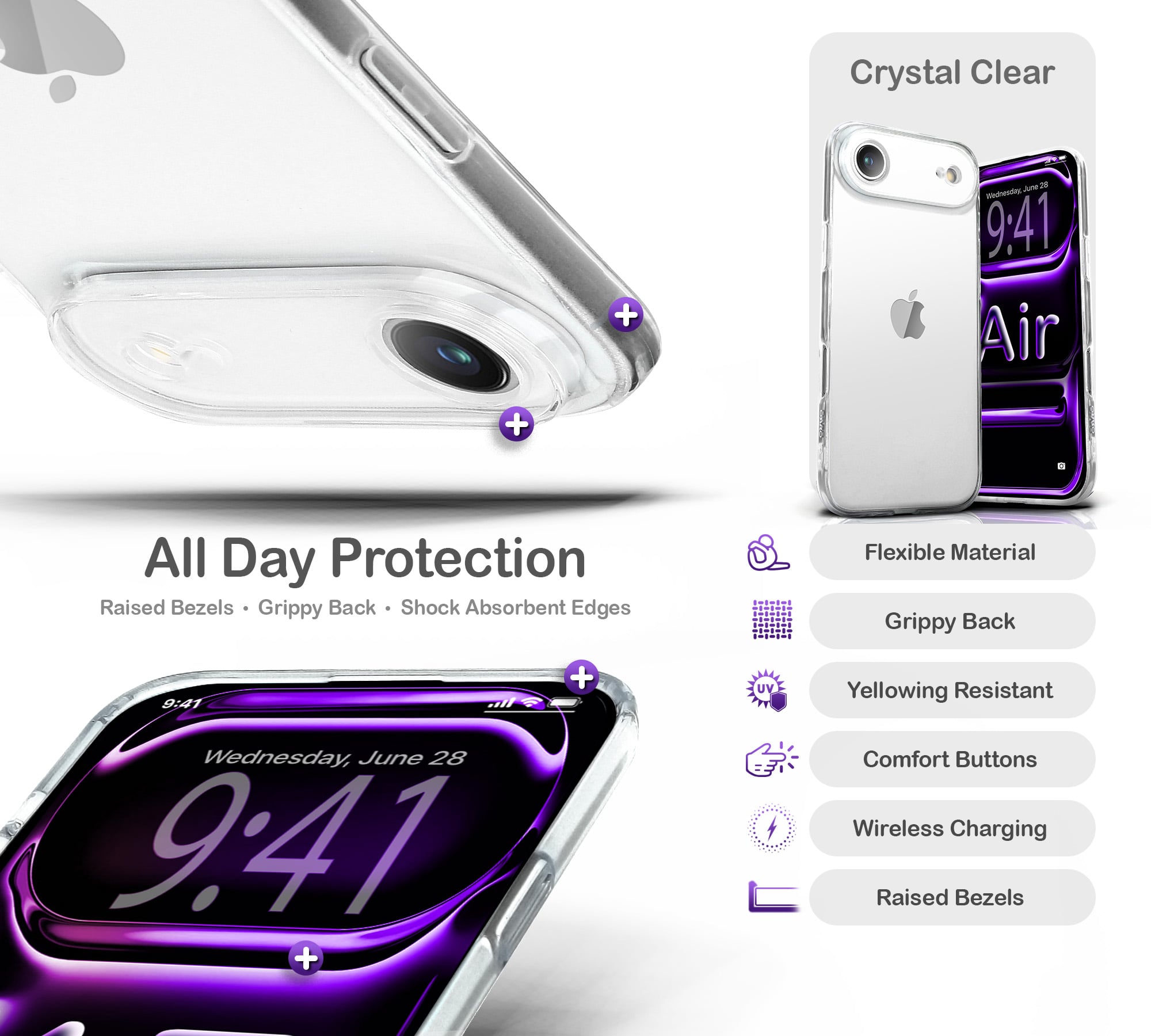 ORRO iPhone 17 Series Case - Clear