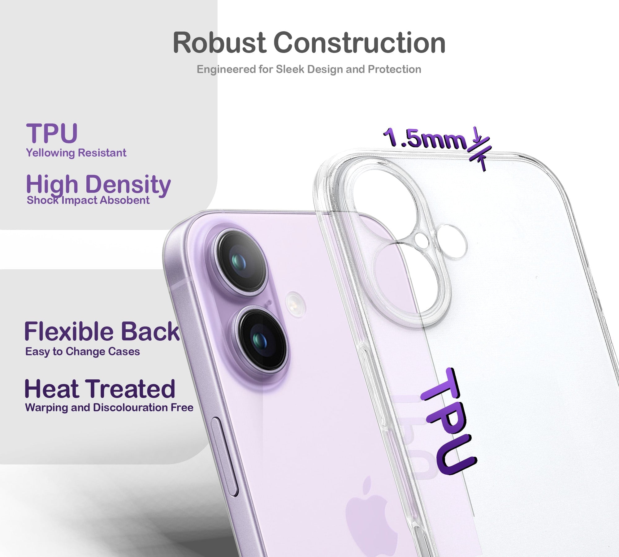 ORRO iPhone 17 Series Case - Clear