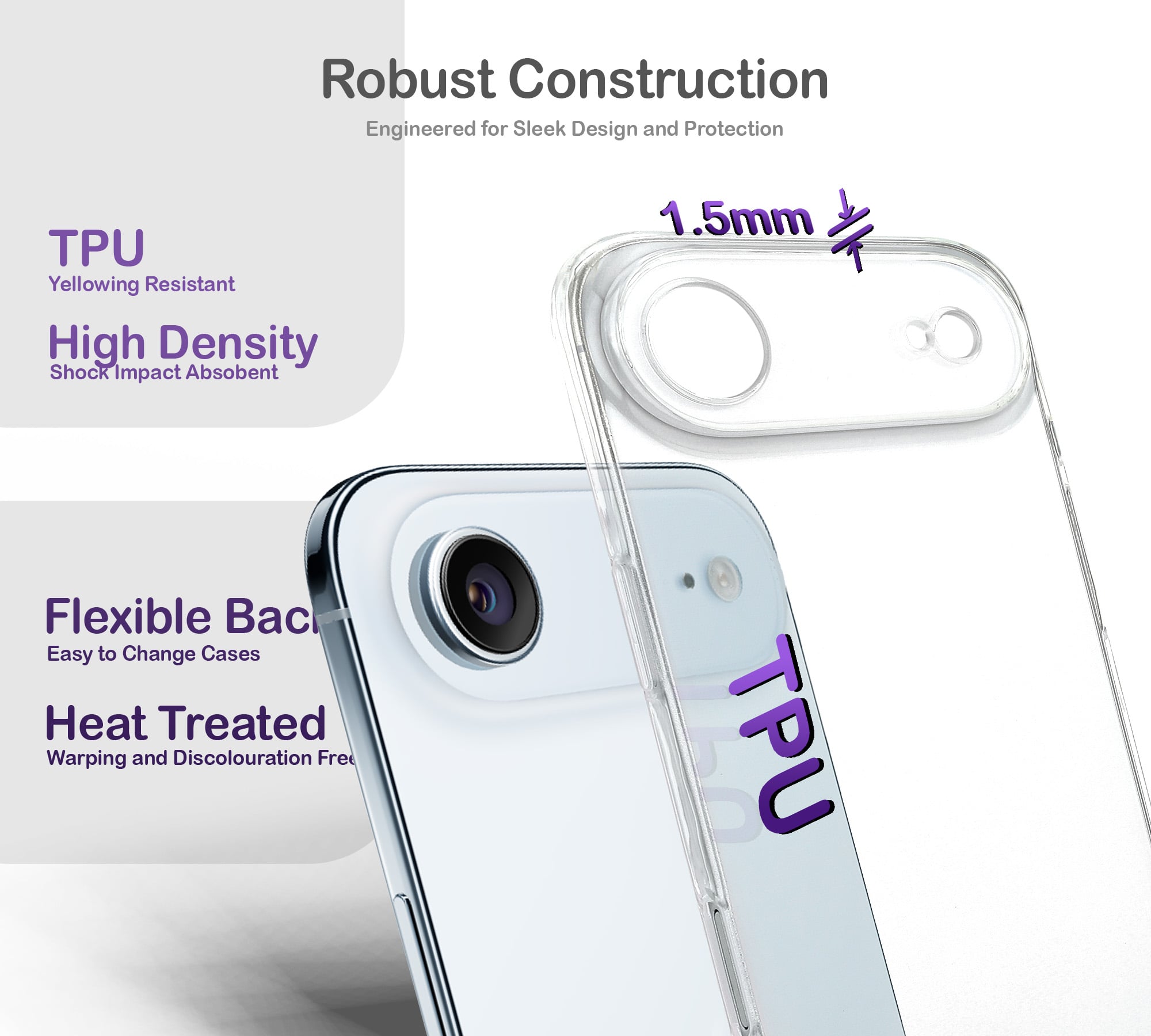 ORRO iPhone 17 Series Case - Clear