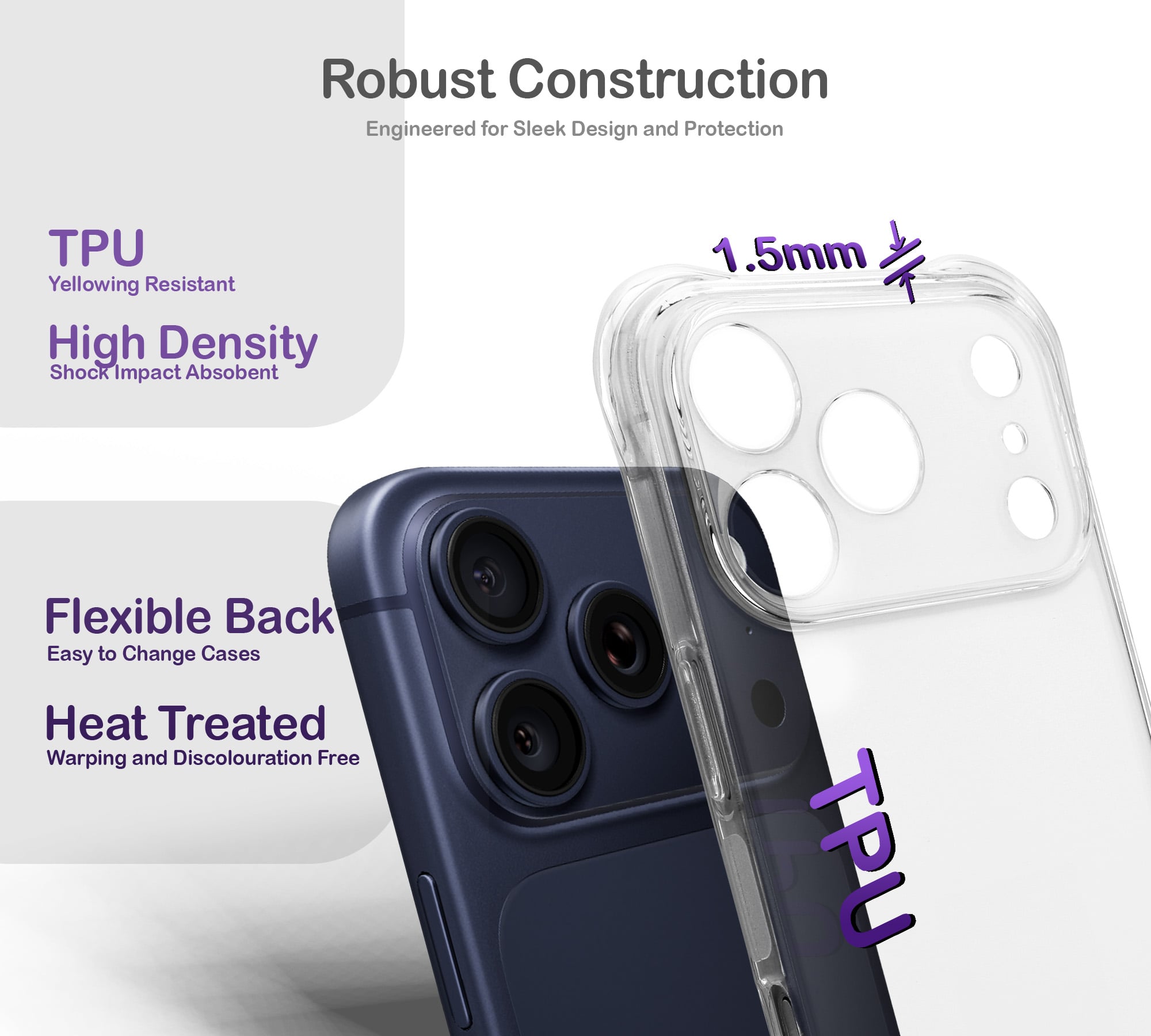 ORRO iPhone 17 Series Case - Clear