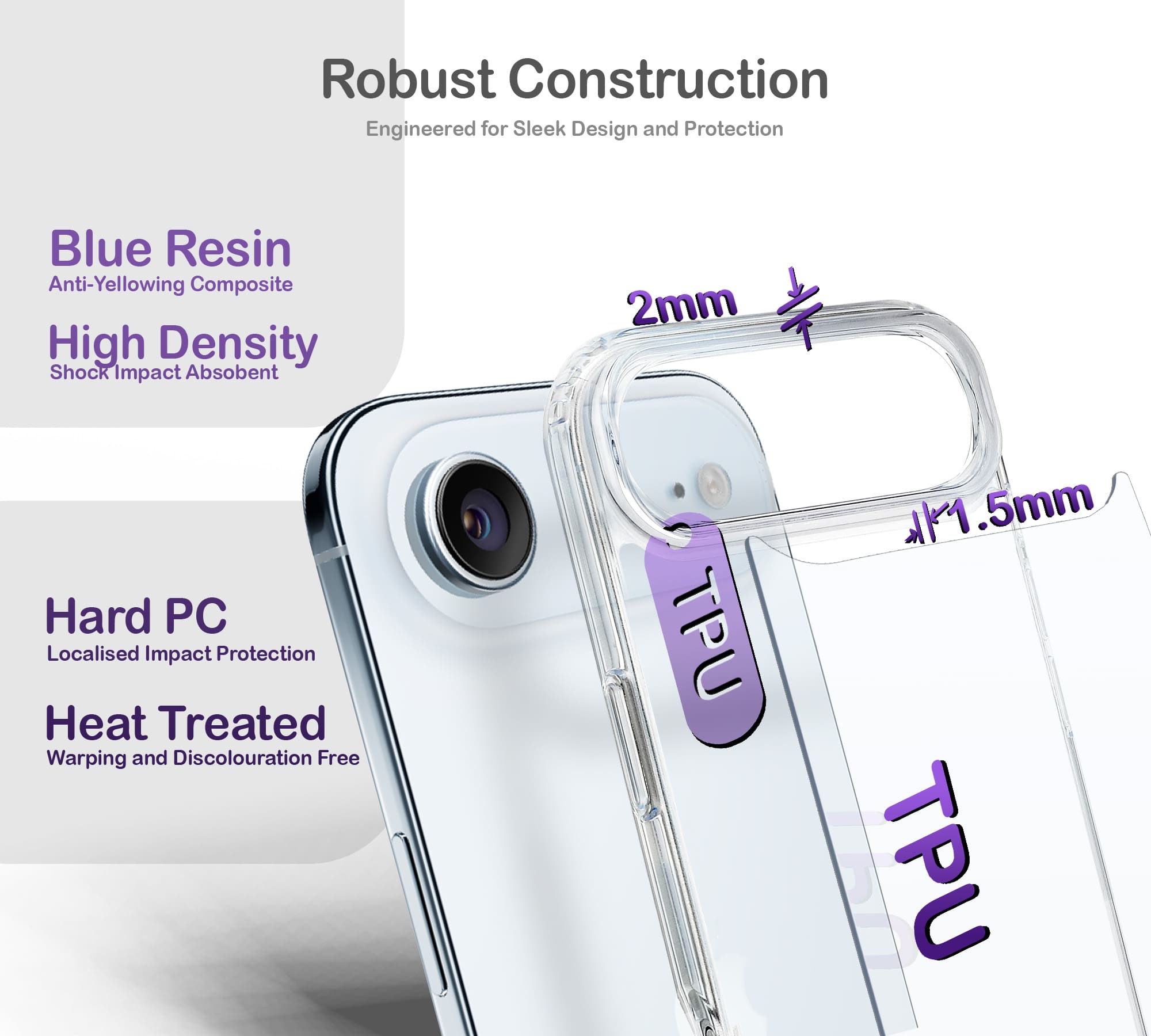 ORRO iPhone 17 Series Case - Clear