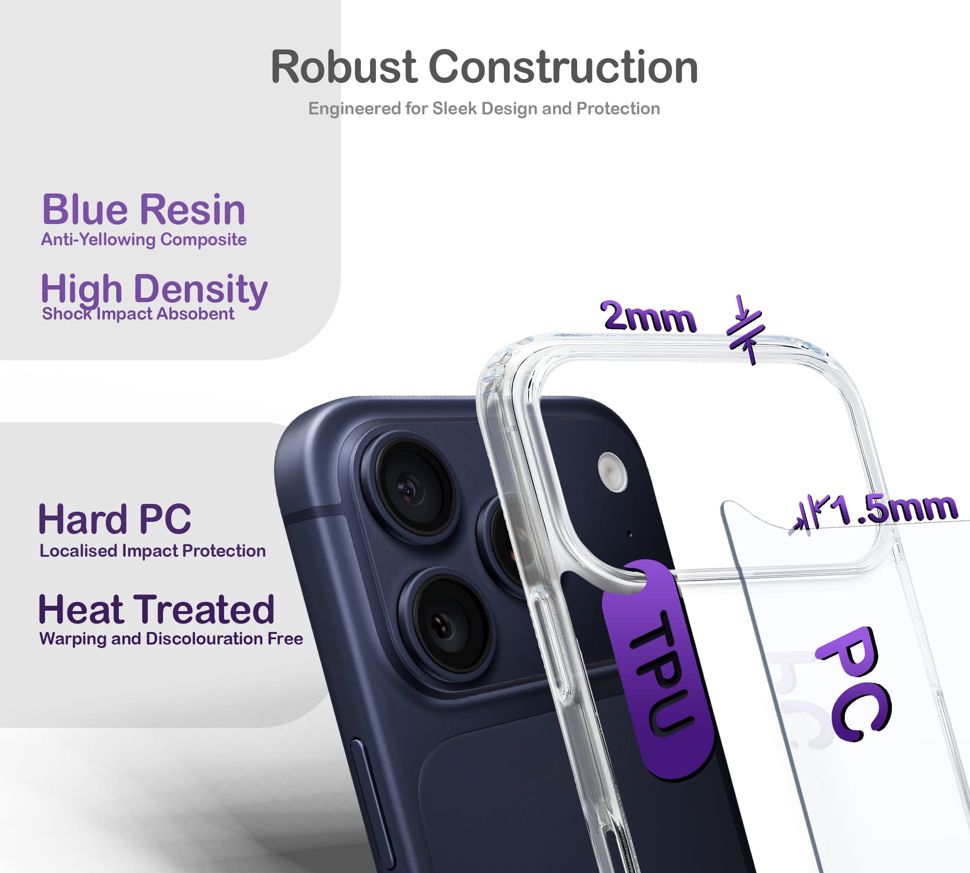 ORRO iPhone 17 Series Case - Clear