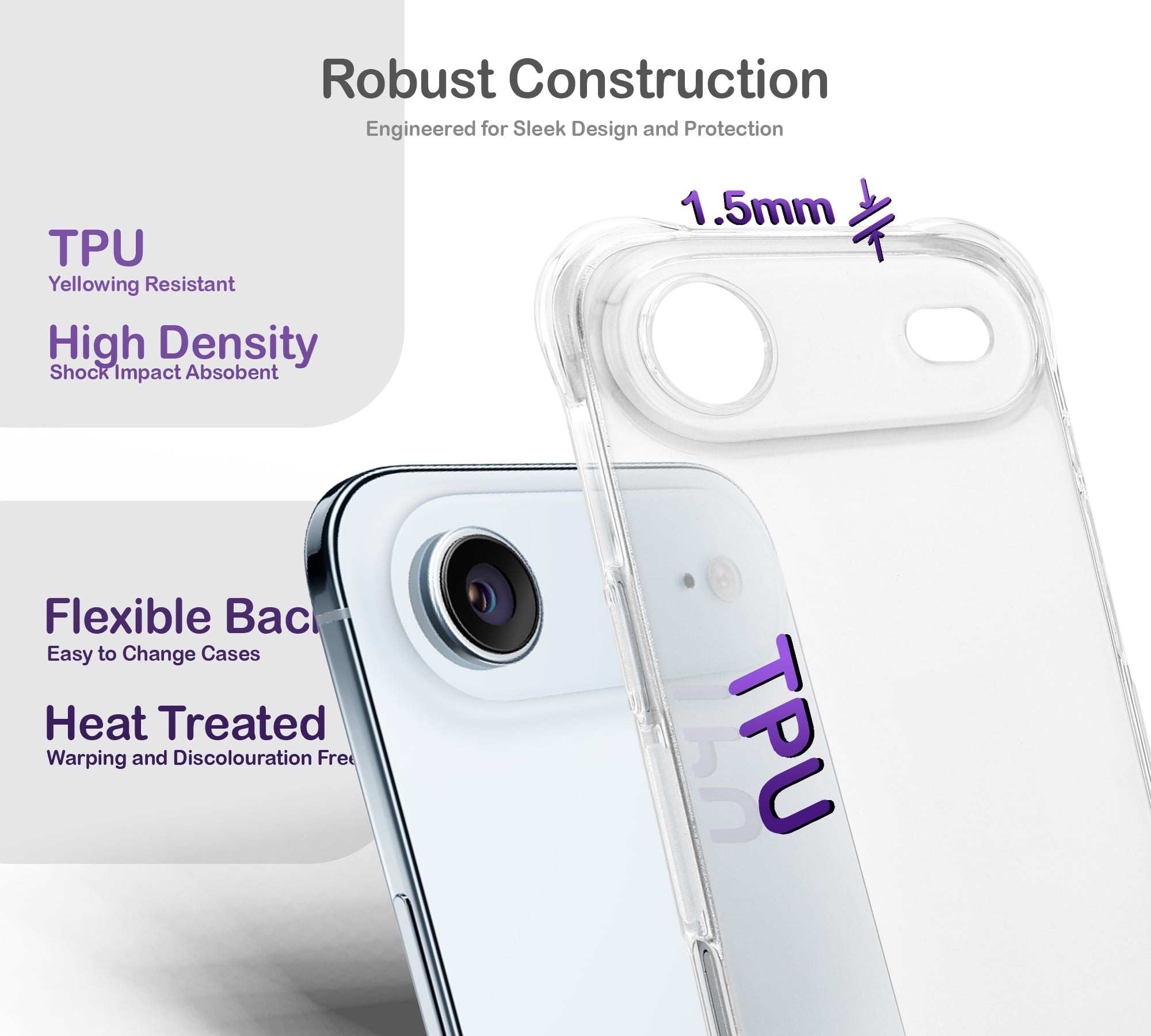 ORRO iPhone 17 Series Case - Clear