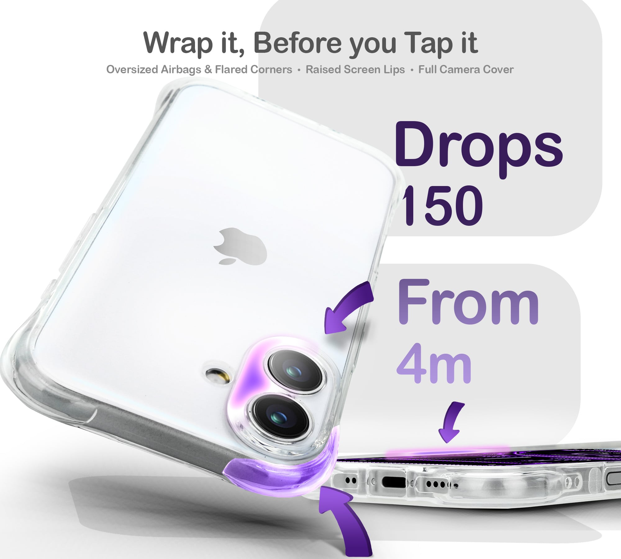 ORRO iPhone 17 Series Case - Clear
