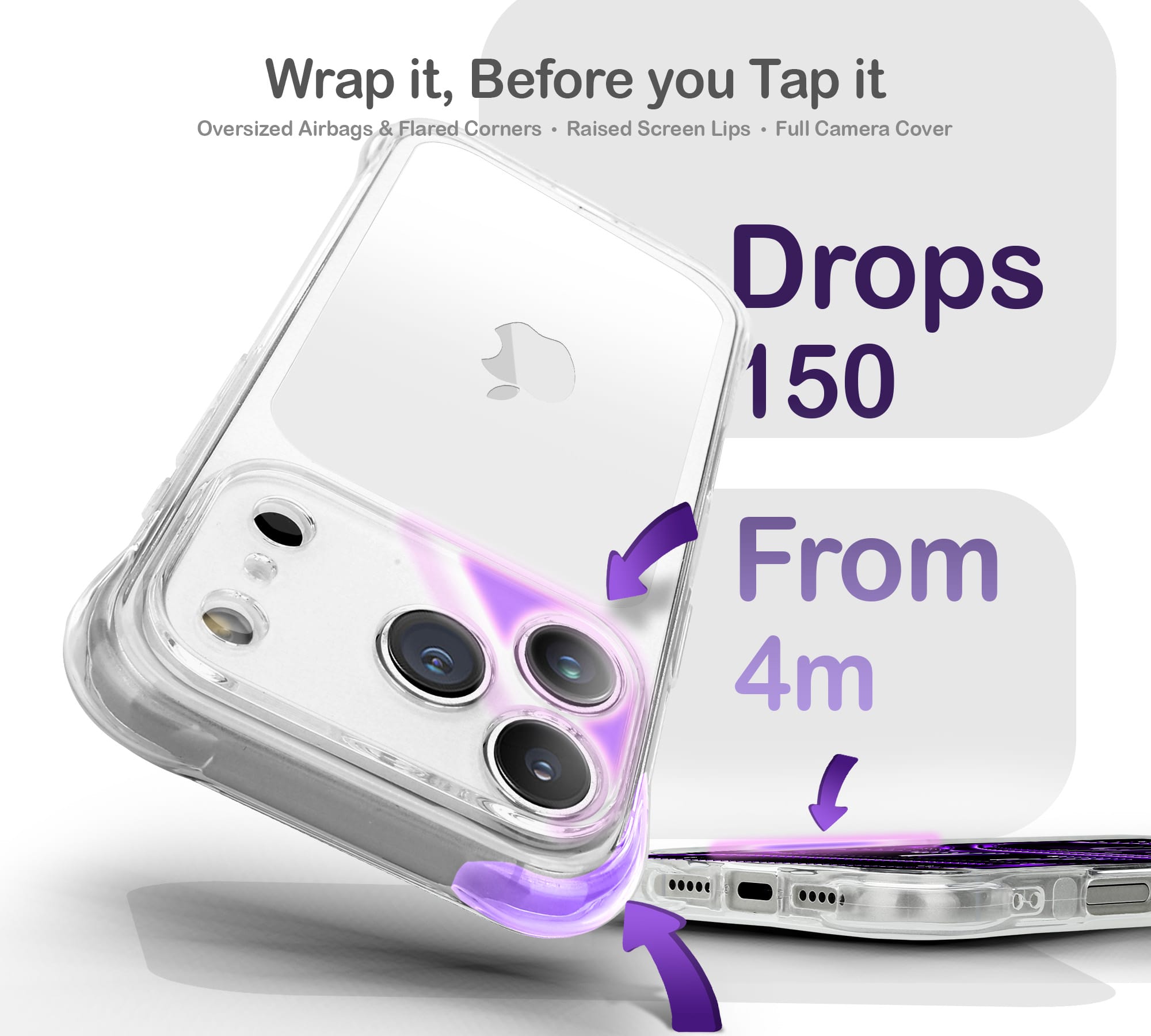 ORRO iPhone 17 Series Case - Clear