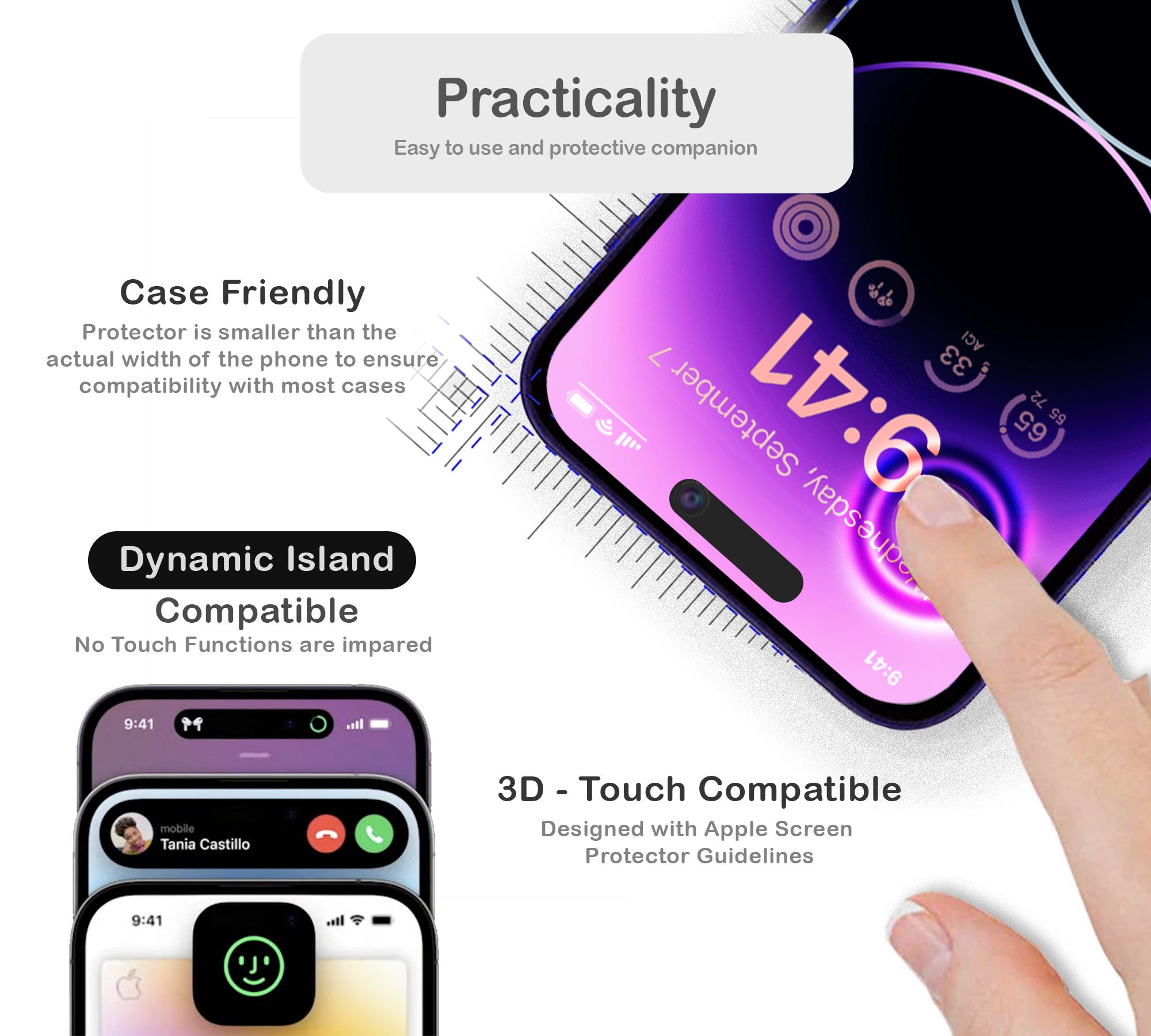 ORRO iPhone 17 Series Screen Protector - Clear