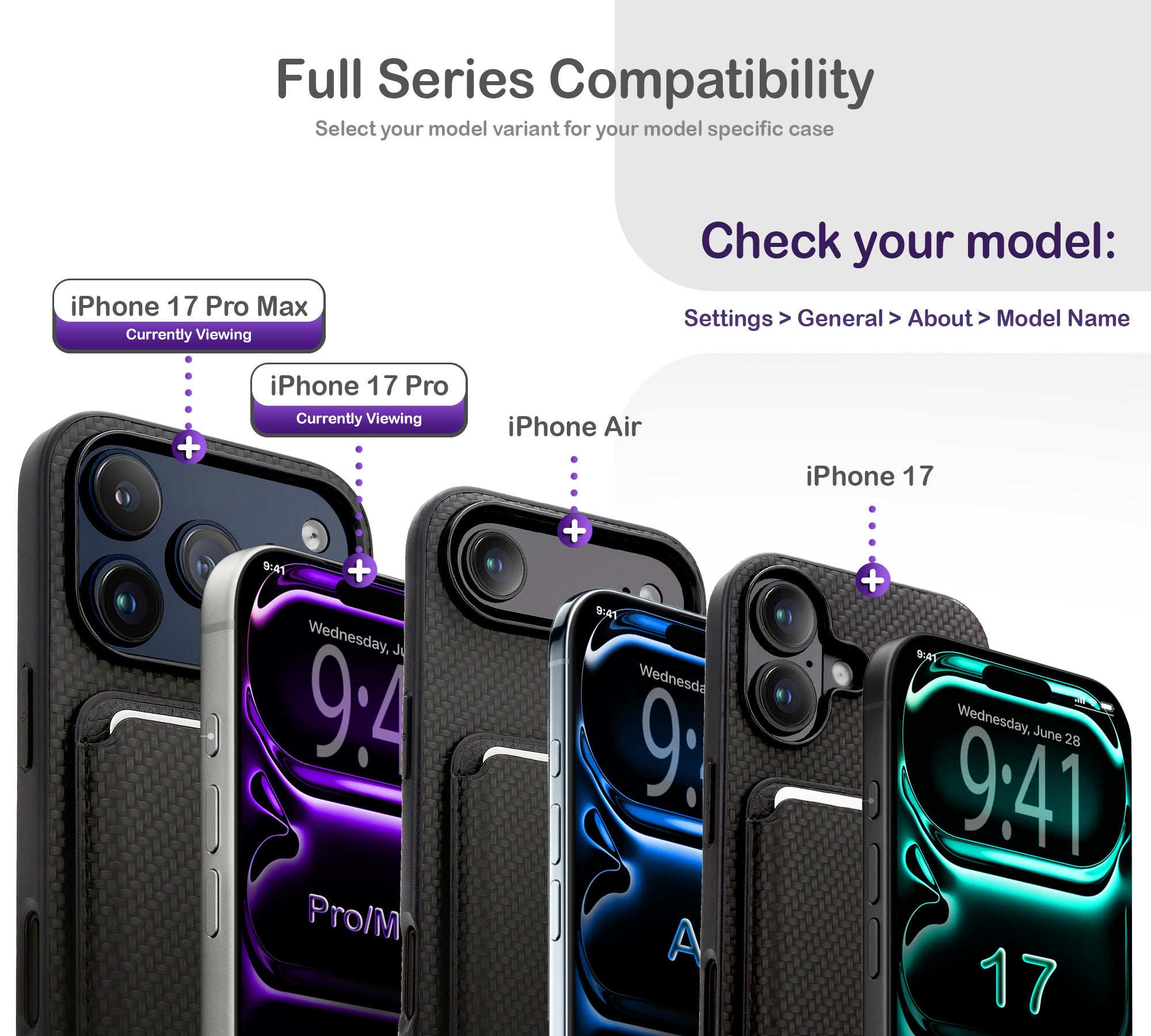 ORRO iPhone 17 Series Case - MagSafe Wallet