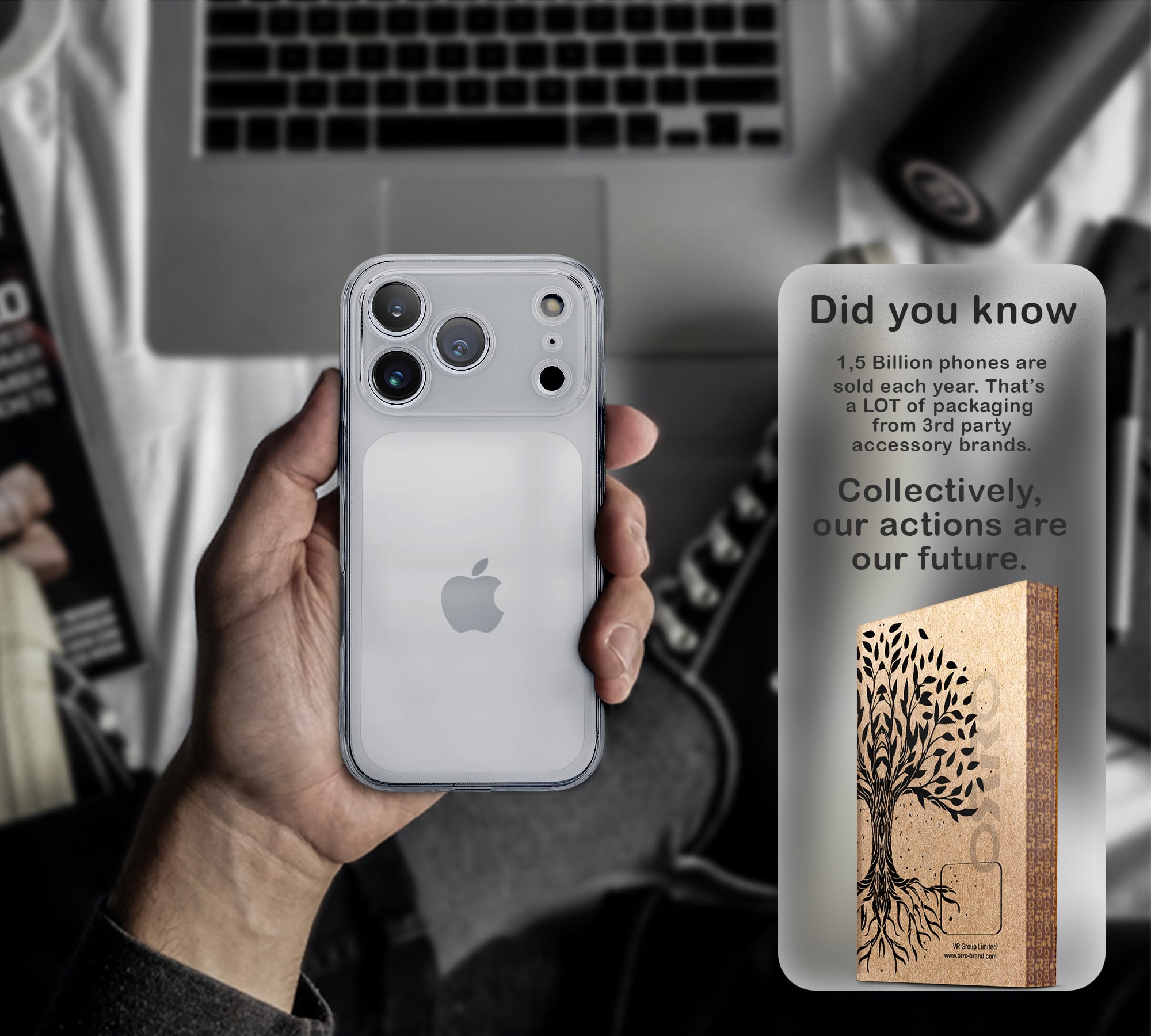 ORRO iPhone 17 Series Case - Clear