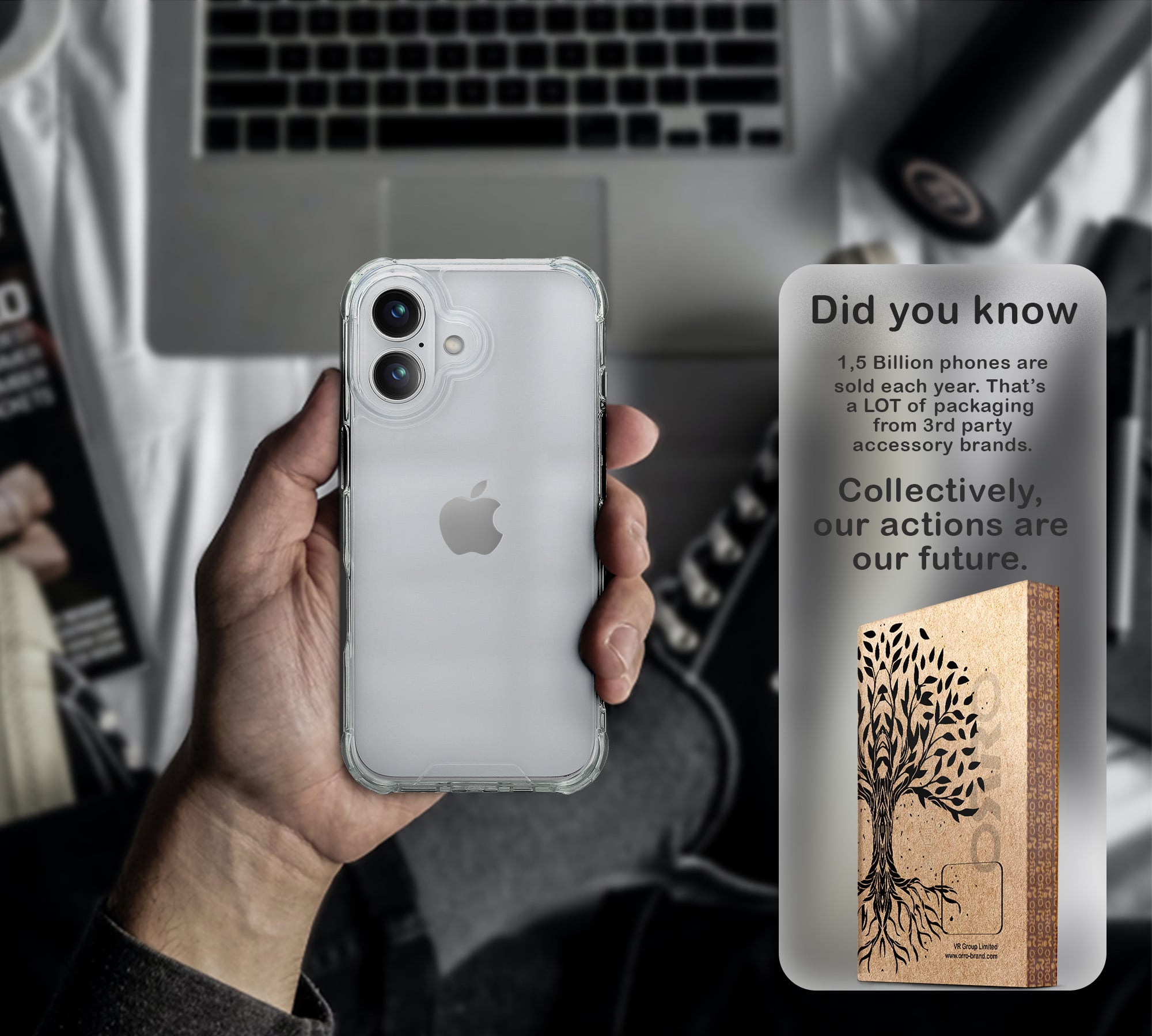 ORRO iPhone 17 Series Case - Clear