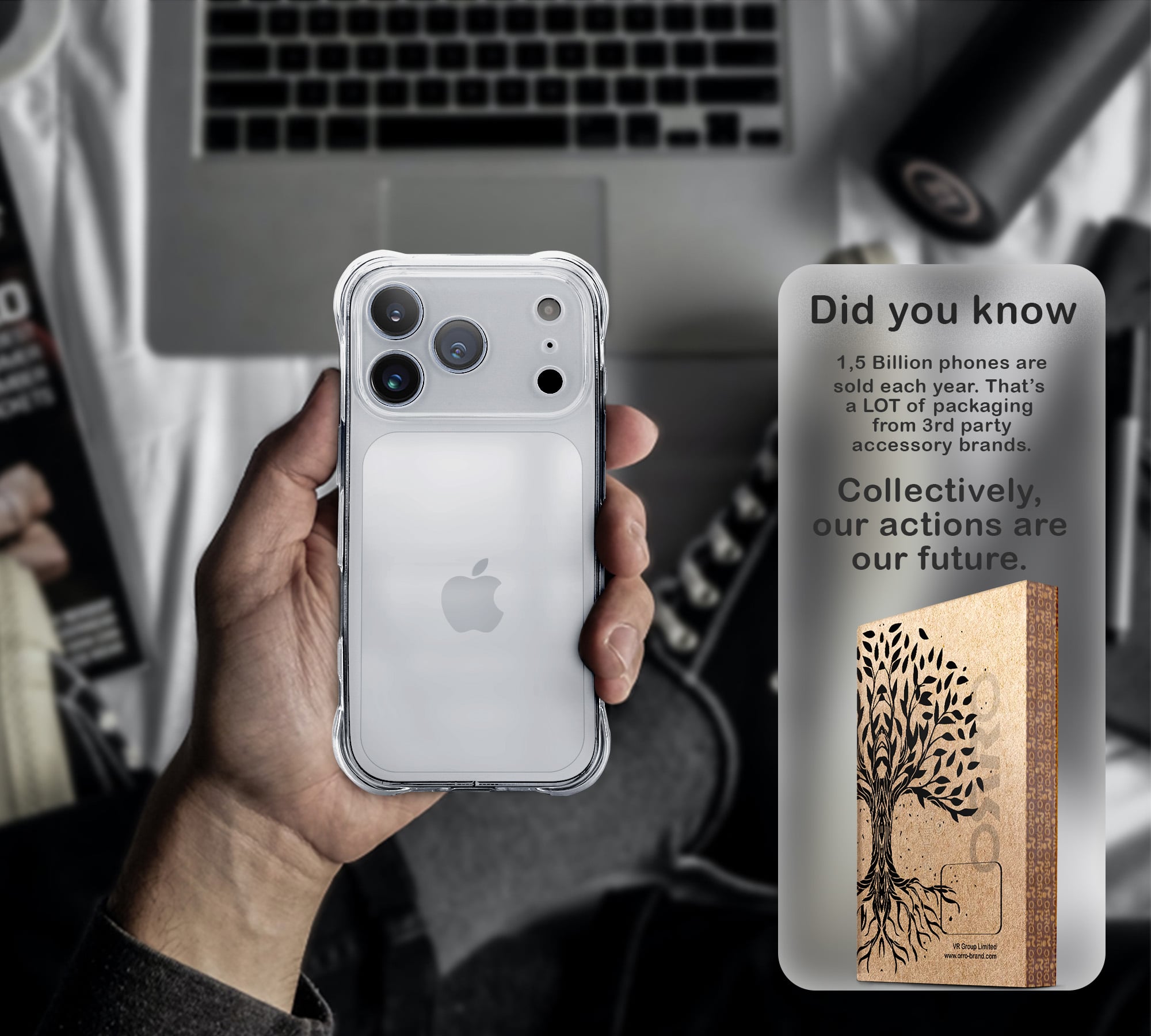 ORRO iPhone 17 Series Case - Clear